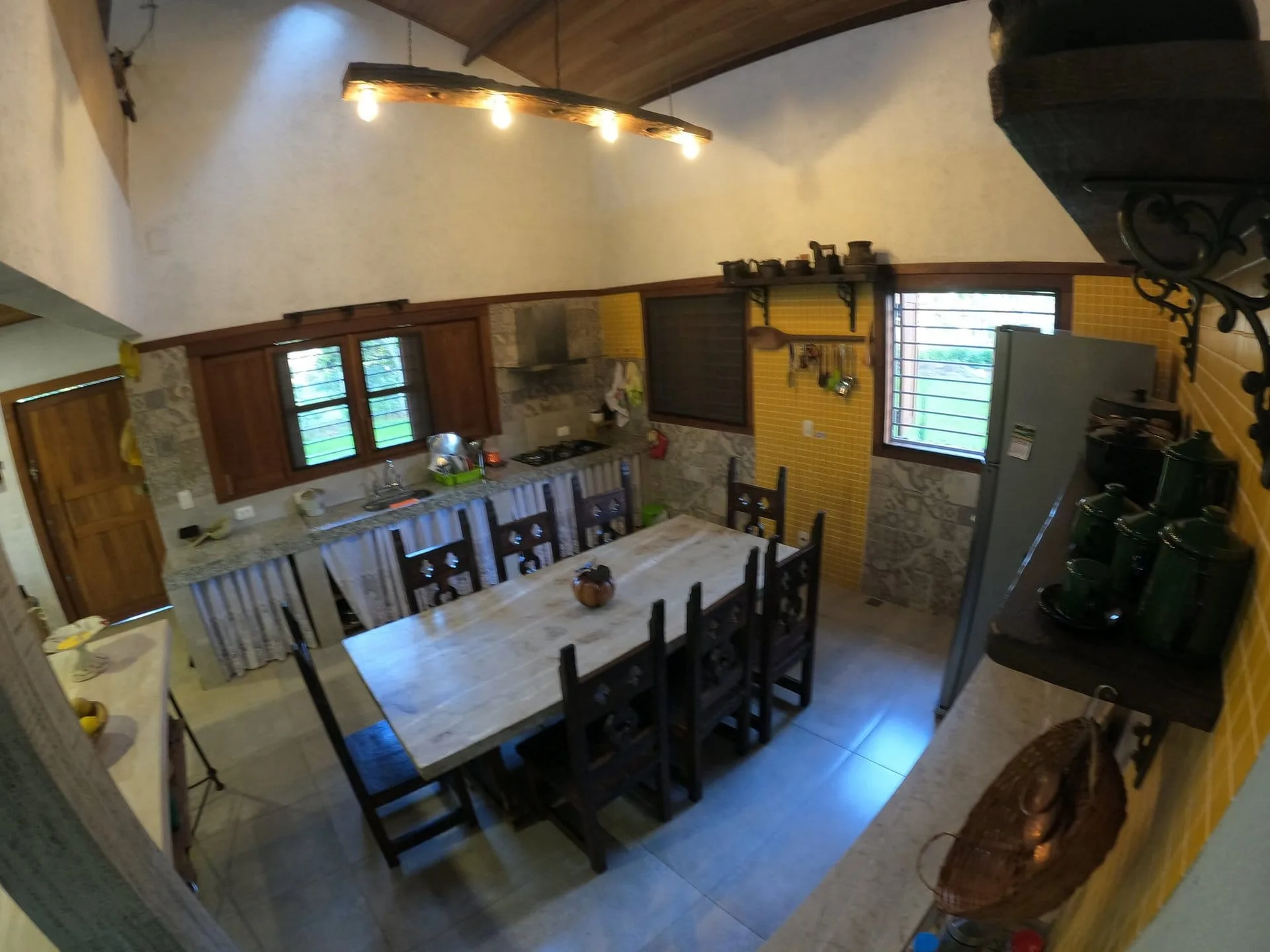 Cozinha da Casa da Antonieta - visão geral